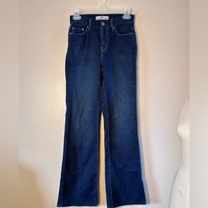 Levis 512 Bootcut Jeans 10 Womens Perfectly Slimming Denim Dark Wash Stretch